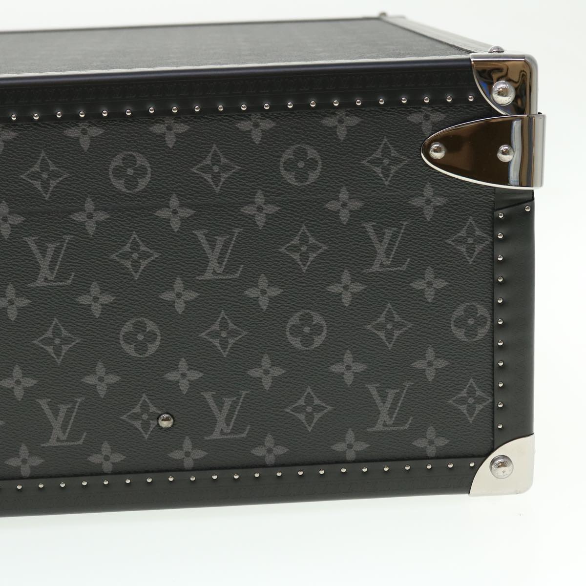 LOUIS VUITTON Monogram Eclipse Alzer 70 Trunk M20014 LV Auth 50883SM