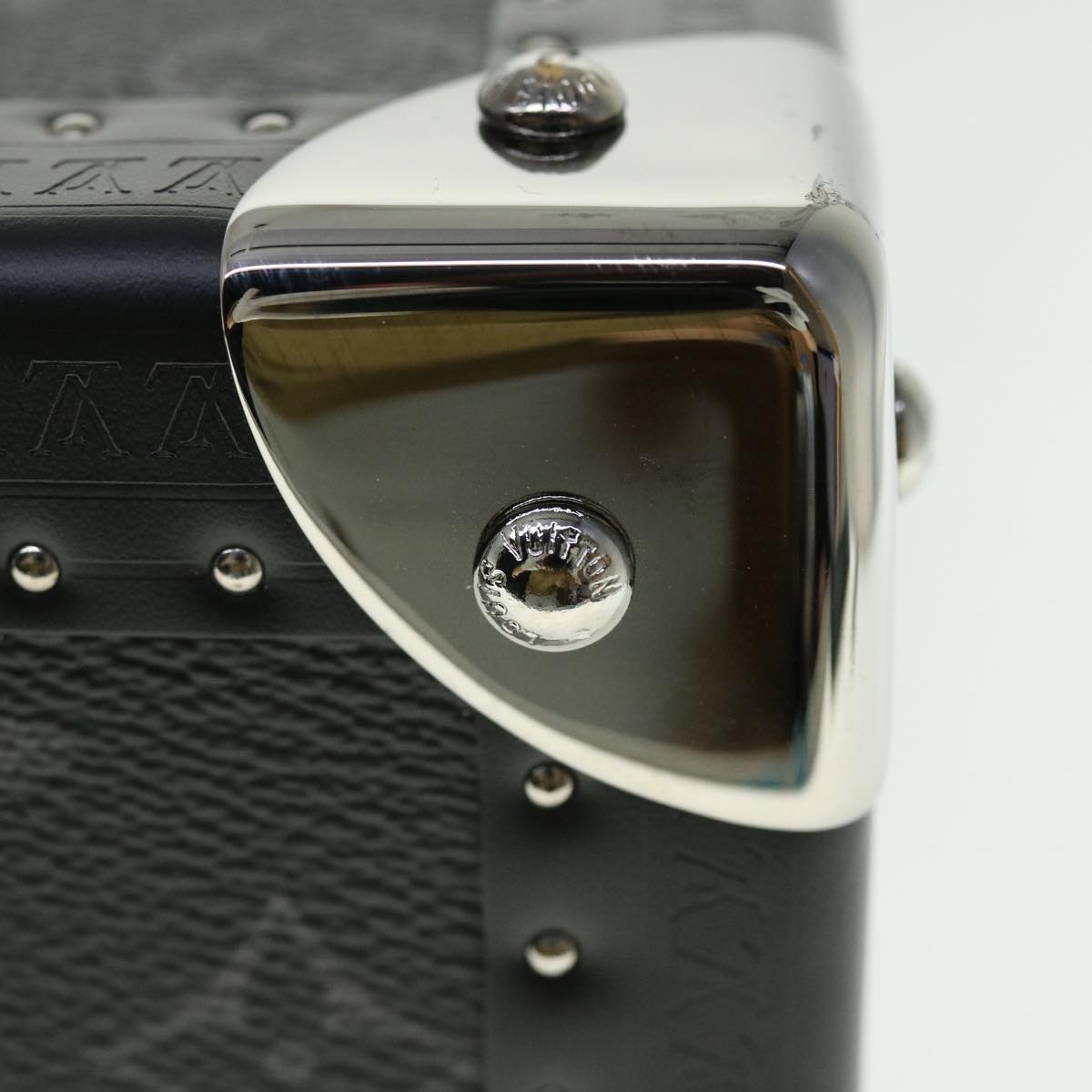 LOUIS VUITTON Monogram Eclipse Alzer 70 Trunk M20014 LV Auth 50883SM