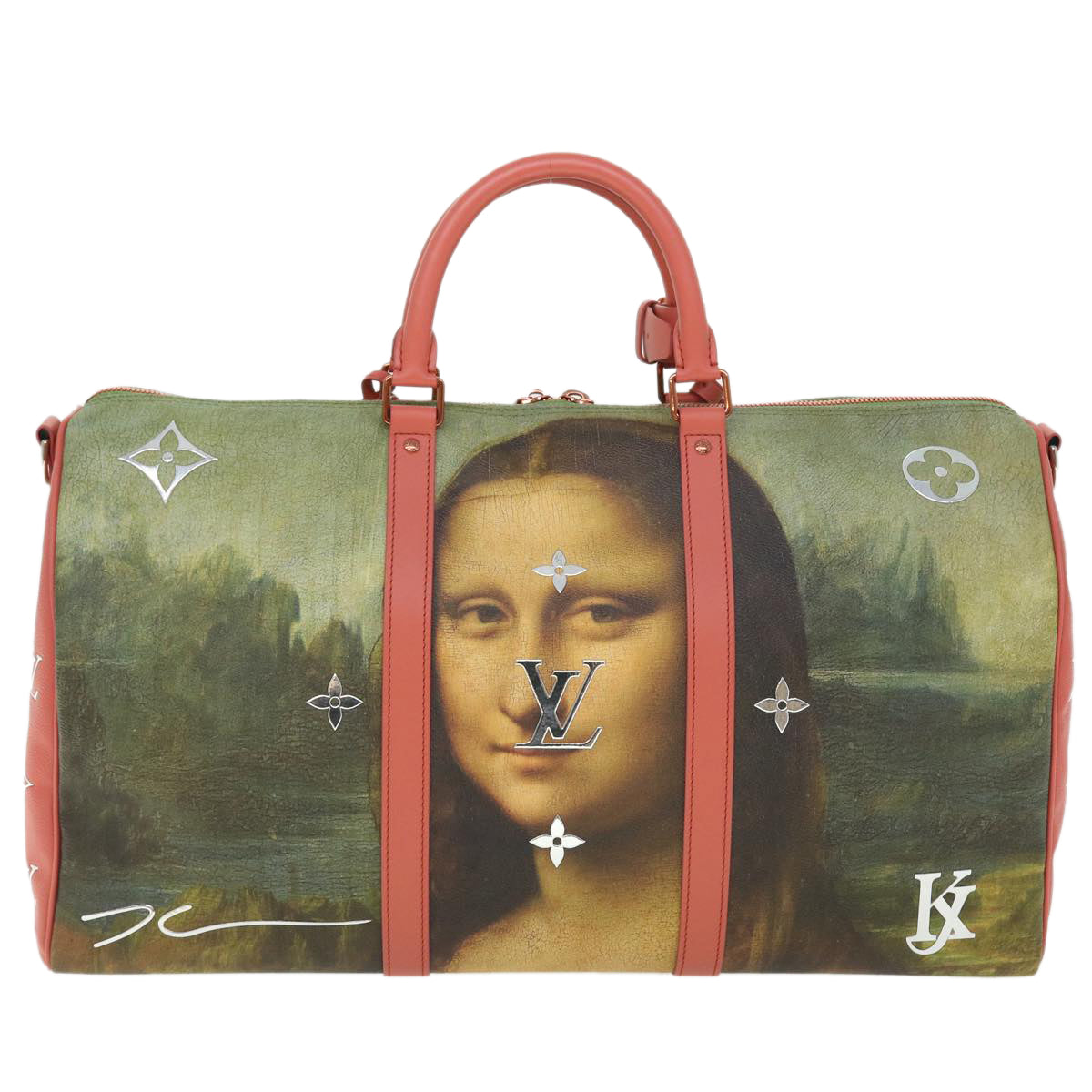 LOUIS VUITTON Masters Collection Keepall Bandouliere 50 M43377 LV Auth 51258SM