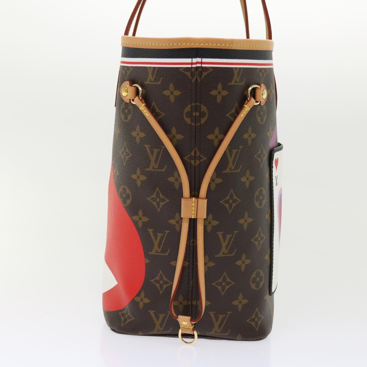 LOUIS VUITTON Monogram Game On Neverfull MM Tote Bag M57452 LV Auth 51264S