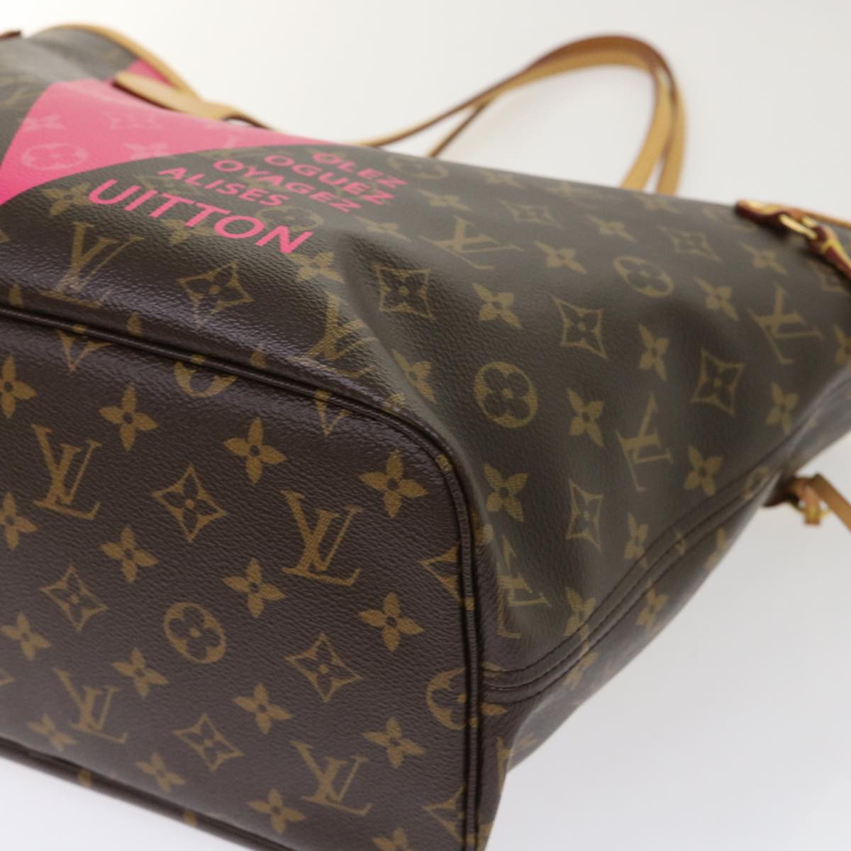 LOUIS VUITTON Monogram Neverfull MM Tote Bag Grenard M41602 LV Auth 51265AV
