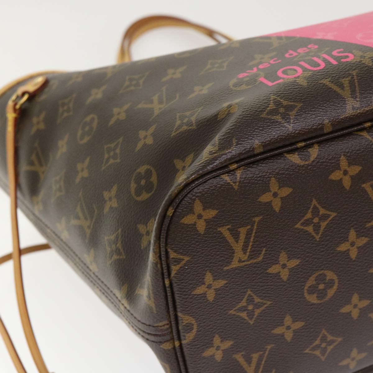 LOUIS VUITTON Monogram Neverfull MM Tote Bag Grenard M41602 LV Auth 51265AV
