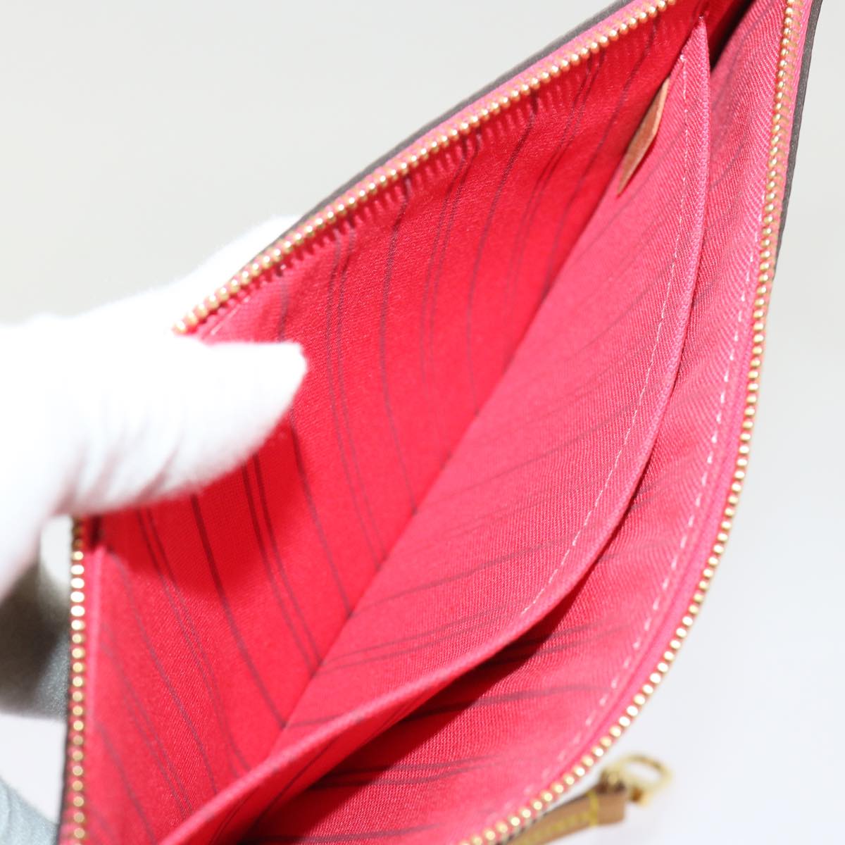 LOUIS VUITTON Monogram Neverfull MM Tote Bag Grenard M41602 LV Auth 51265AV