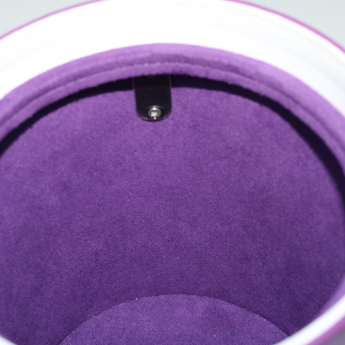 LOUIS VUITTON LV Painted Can Shoulder Bag PVC Leather Purple M81590 Auth 51895SM