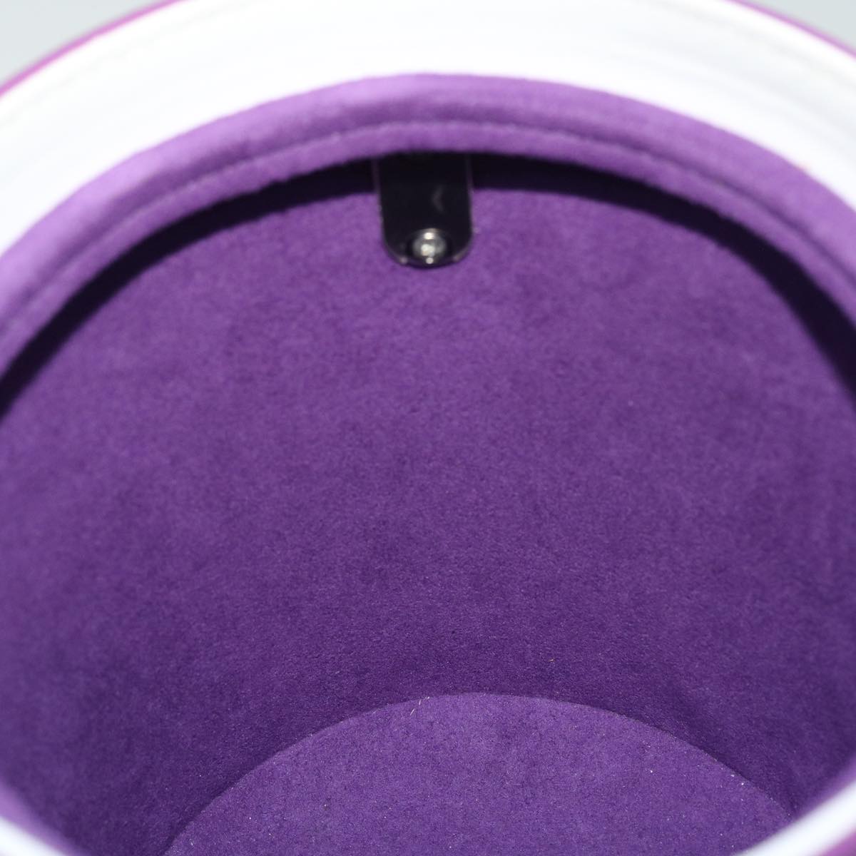 LOUIS VUITTON LV Painted Can Shoulder Bag PVC Leather Purple M81590 Auth 51895SM