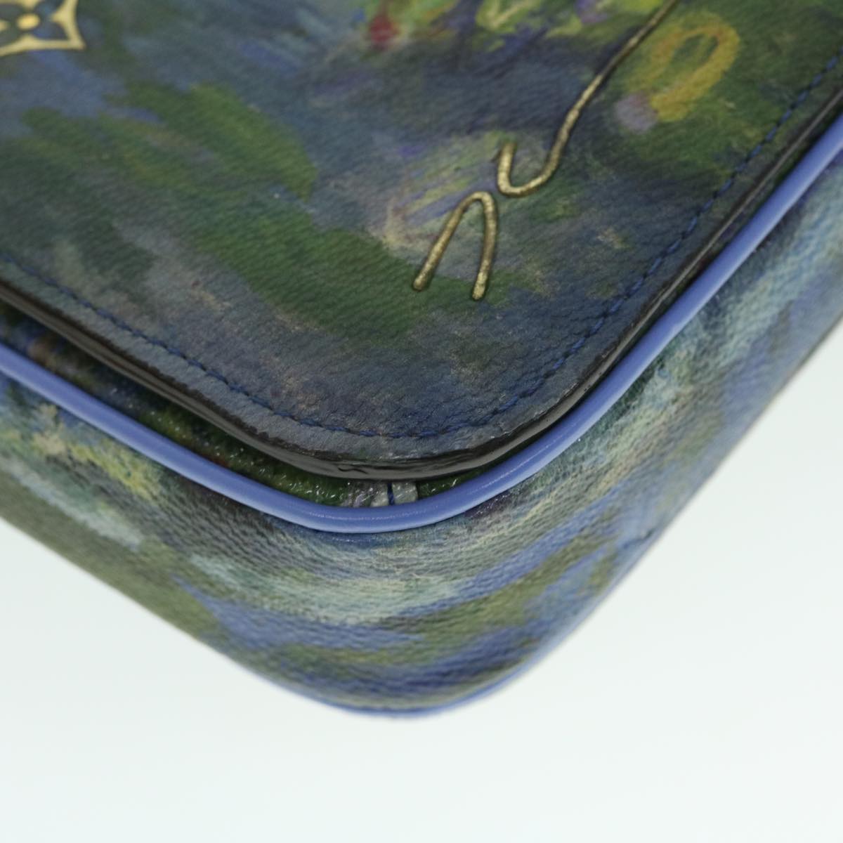 LOUIS VUITTON Masters Collection Pochette Metis MM Monnaie M53502 LV Auth 52146SM