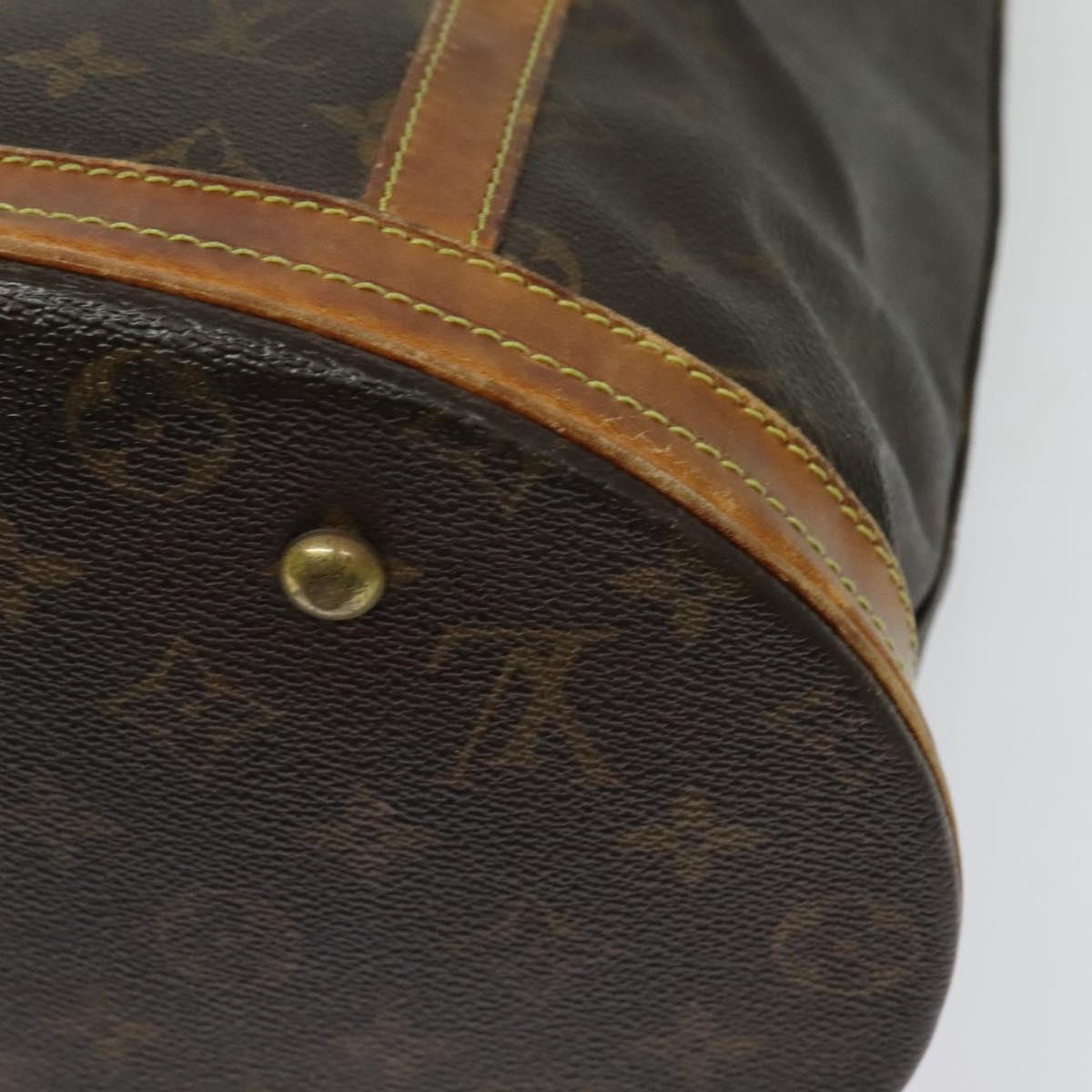 LOUIS VUITTON Monogram Bucket GM Shoulder Bag M42236 LV Auth 52202
