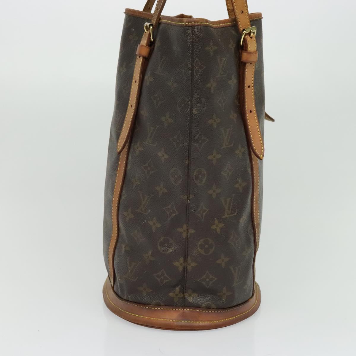 LOUIS VUITTON Monogram Bucket GM Shoulder Bag M42236 LV Auth 52335