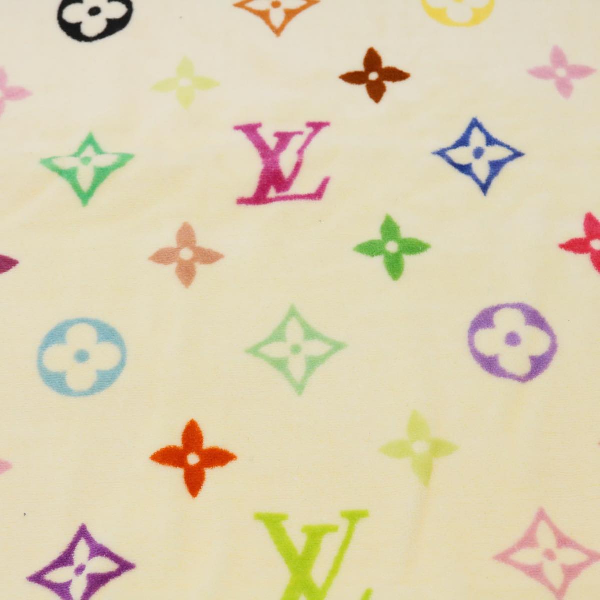 LOUIS VUITTON Monogram Multicolor Towel EDITION LIMITED 174 Cotton Auth 52532S
