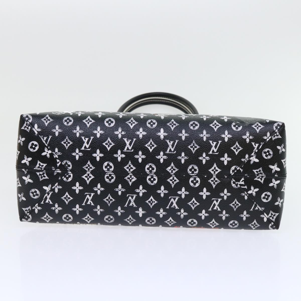 LOUIS VUITTON Catgram Alma Souple Hand Bag 2way Black M44403 LV Auth 52542SM