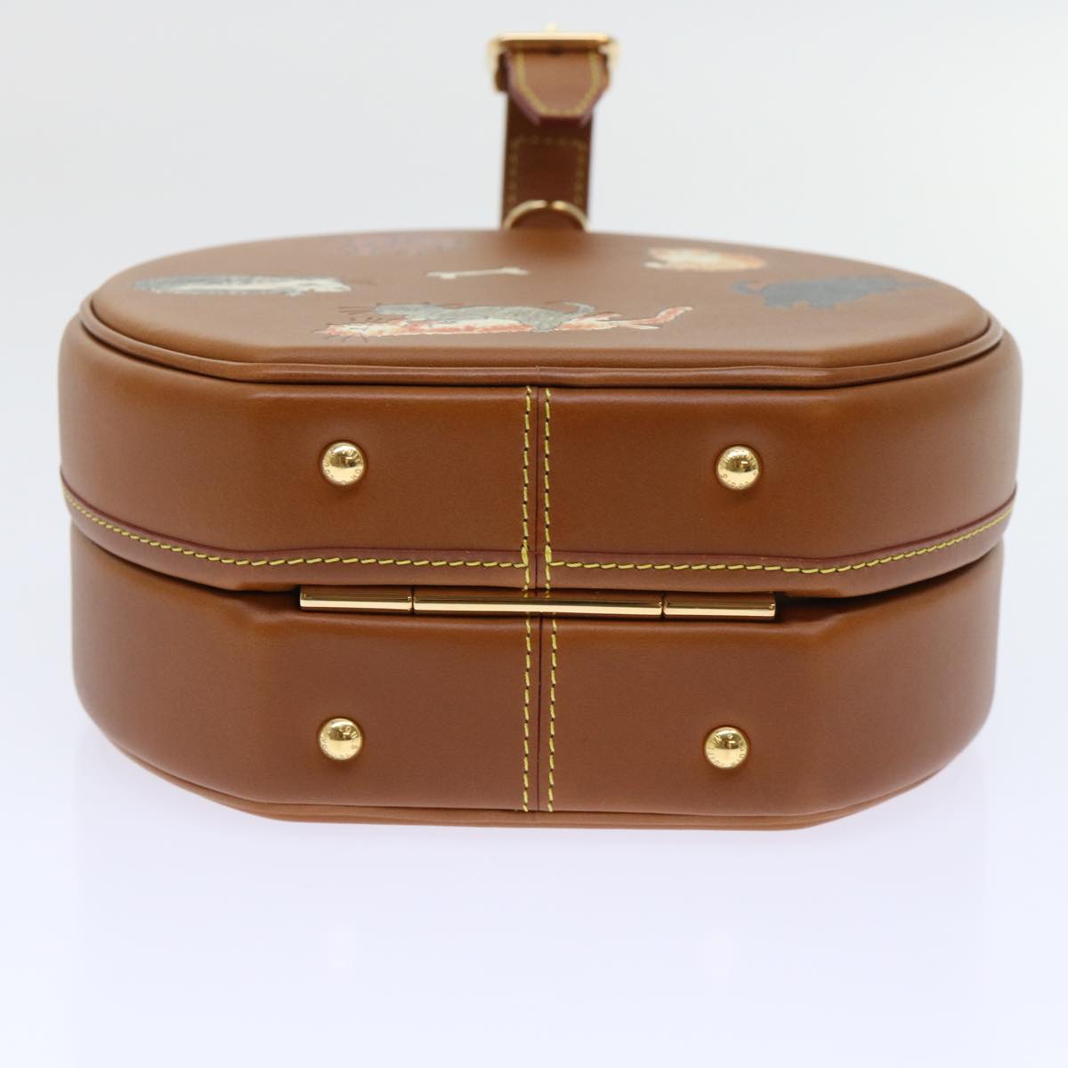 LOUIS VUITTON Catgram Petite Boite Chapeau Shoulder Bag Brown M52972 Auth 52543SM