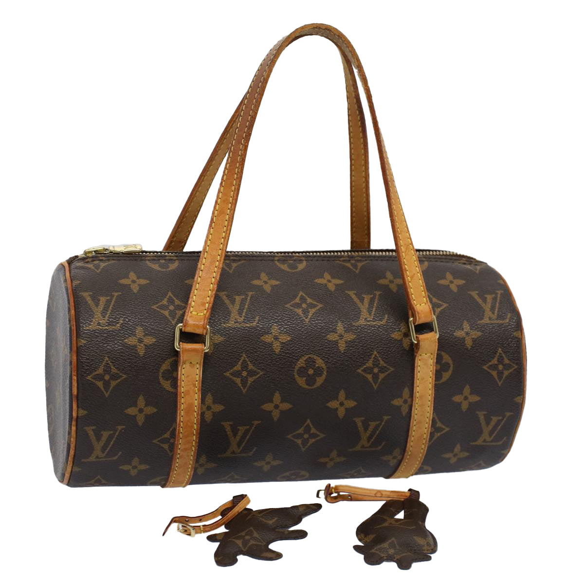 LOUIS VUITTON Monogram Comme Des Garテァons Papillon 26 Hand Bag M40266 Auth 52783
