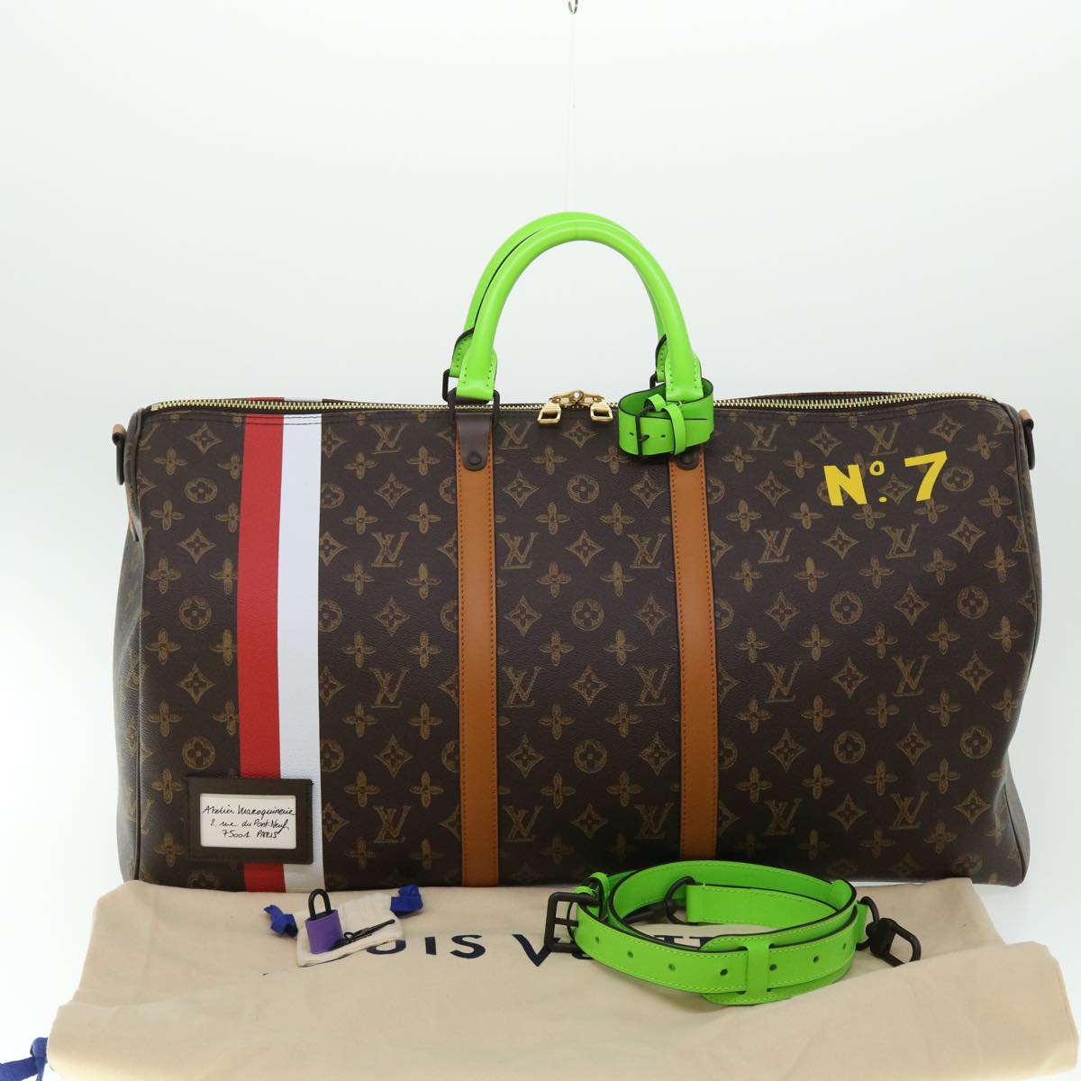 LOUIS VUITTON Capsule Collection Keepall Bandouliere 55 Bag M59661 Auth 53413SM
