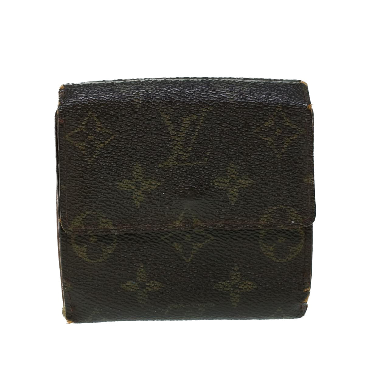 LOUIS VUITTON Monogram Portefeuille Elise Wallet M61654 LV Auth 54081