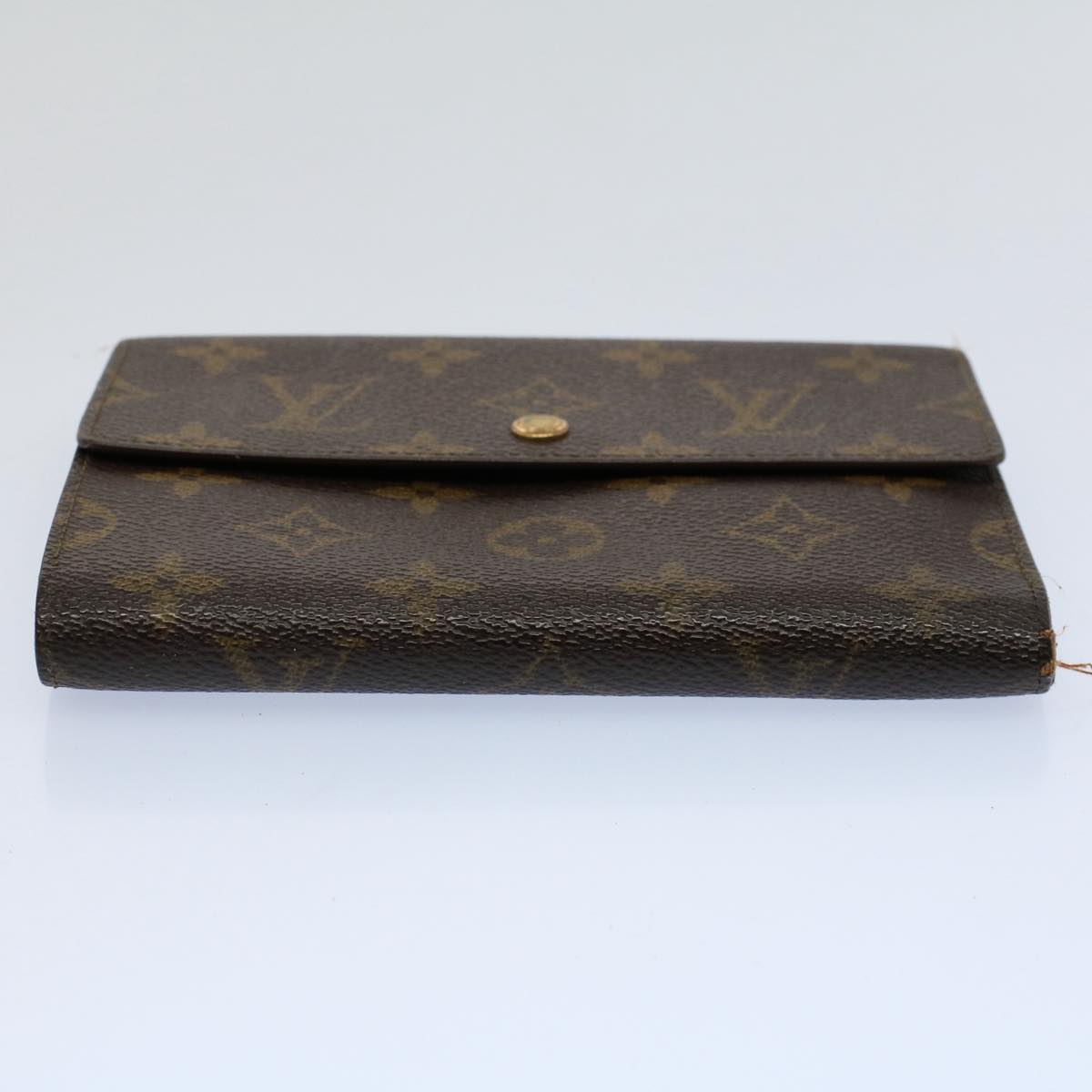 LOUIS VUITTON Monogram Porte Tresor Etui Papie Wallet M61202 LV Auth 54090