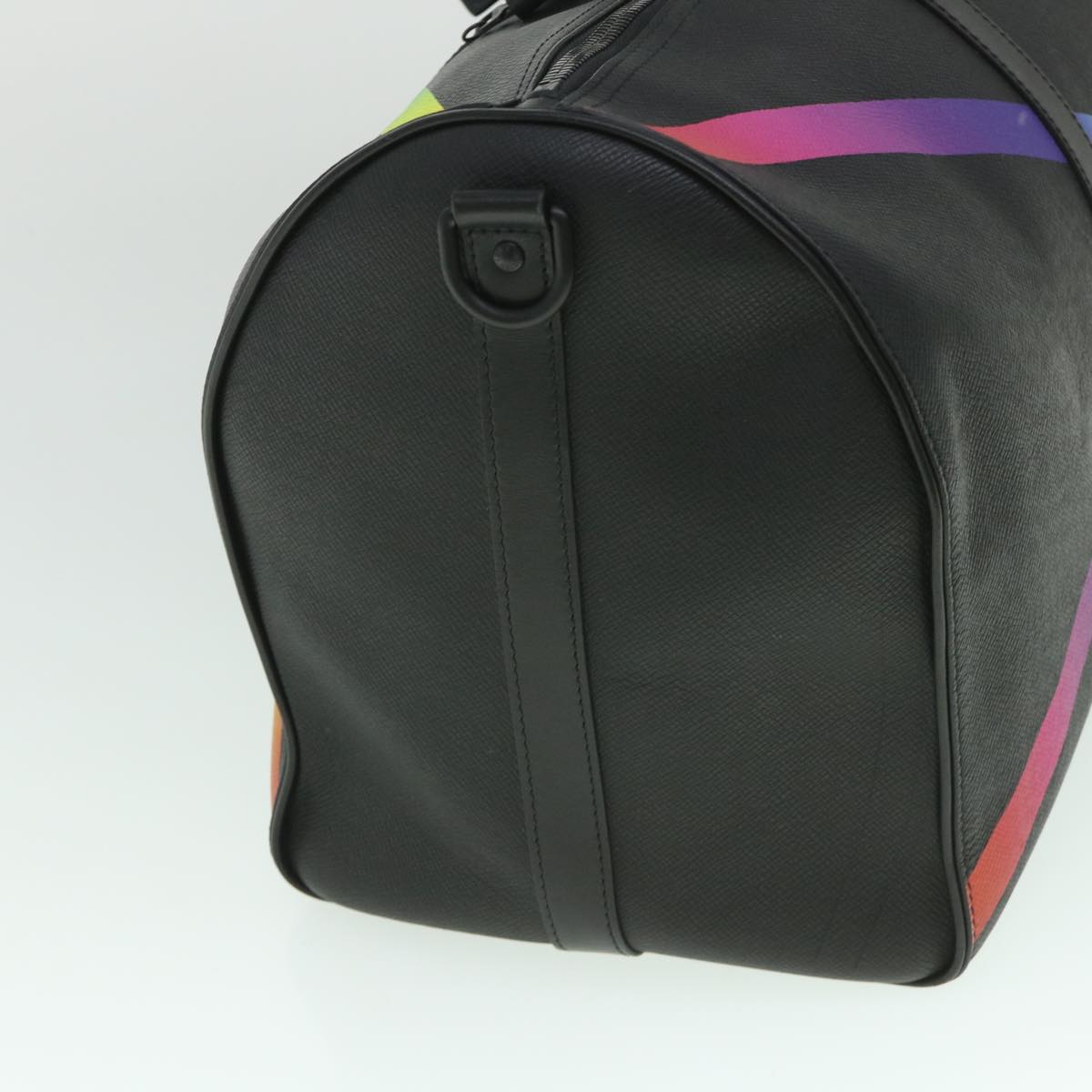LOUIS VUITTON Taiga Rainbow Keepall Bandouliere 50 Boston Bag M30345 Auth 55863SM