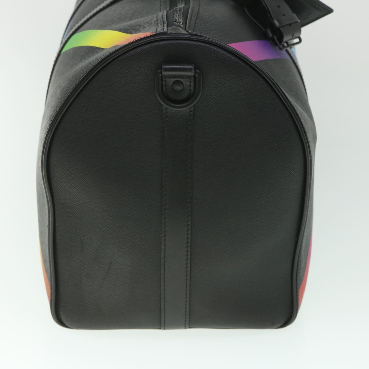 LOUIS VUITTON Taiga Rainbow Keepall Bandouliere 50 Boston Bag M30345 Auth 55863SM