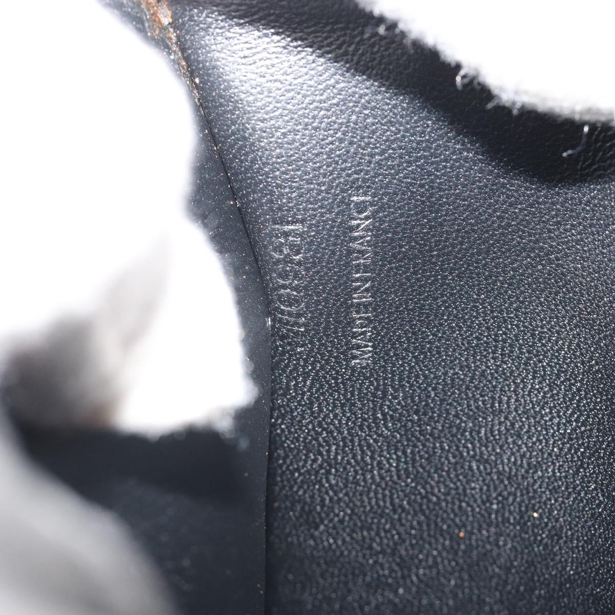 LOUIS VUITTON Opera Line Delph Shoulder Bag Leather Black M63932 LV Auth 56152
