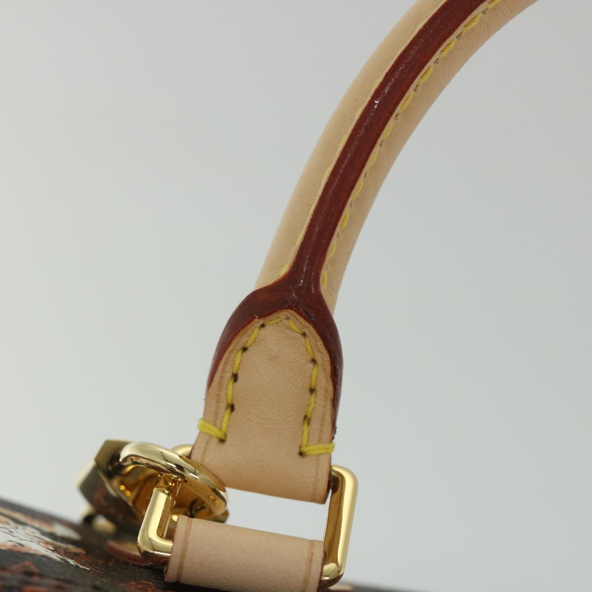LOUIS VUITTON Catgram Speedy Bandouliere 30 Hand Bag Brown M44401 LV Auth 56154SM