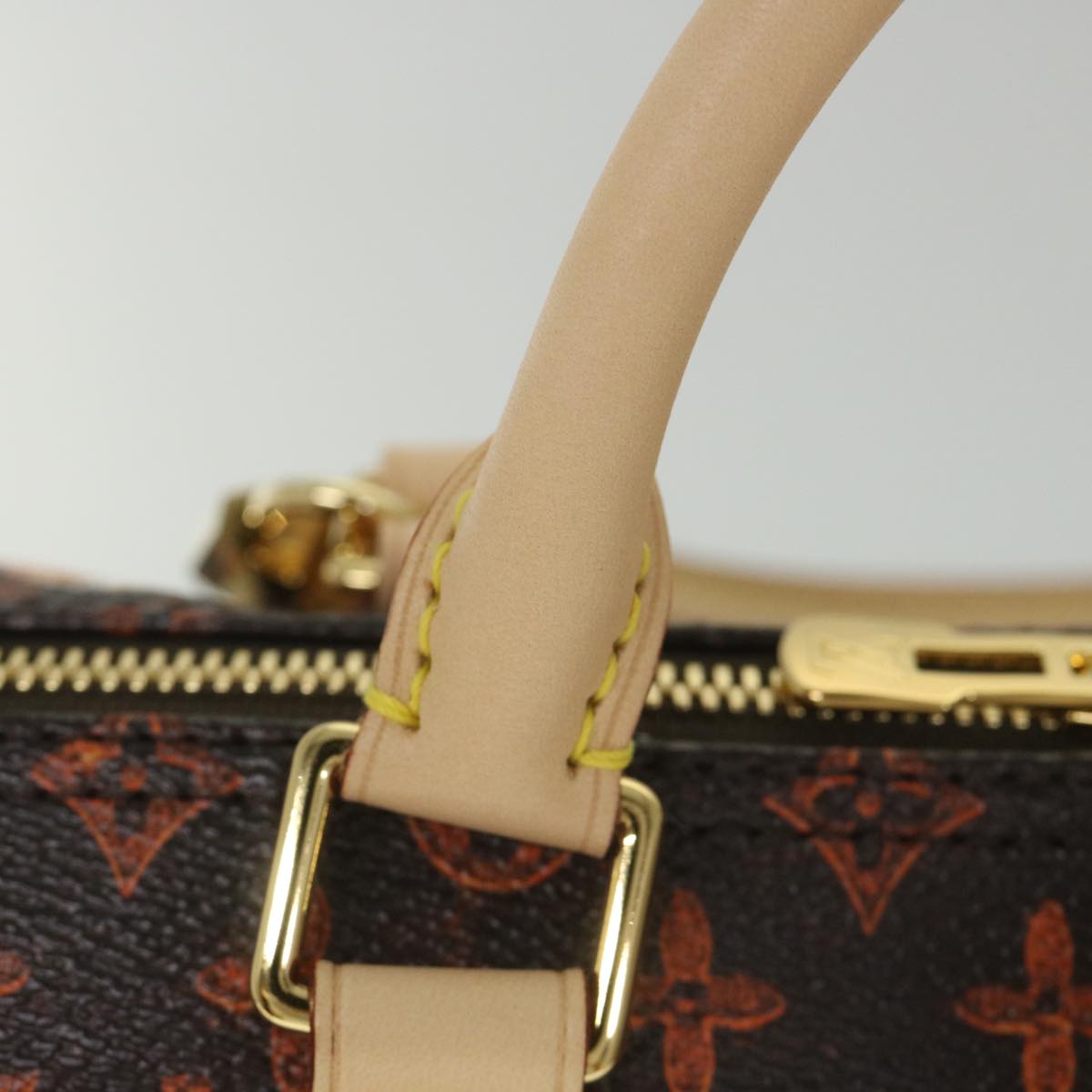 LOUIS VUITTON Catgram Speedy Bandouliere 30 Hand Bag Brown M44401 LV Auth 56154SM