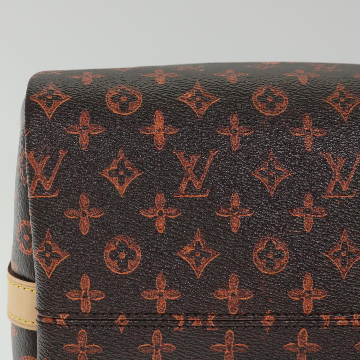 LOUIS VUITTON Catgram Speedy Bandouliere 30 Hand Bag Brown M44401 LV Auth 56154SM