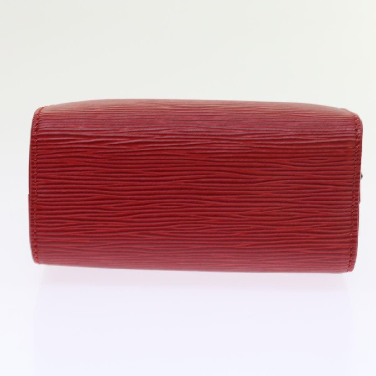 LOUIS VUITTON Epi Mini Speedy Hand Bag SPO 2way Red LV Auth 56797SM