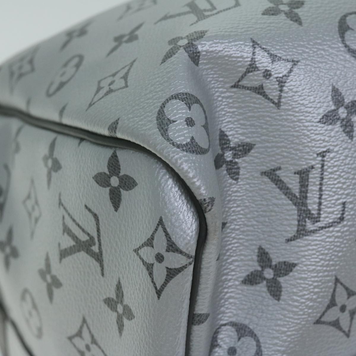 LOUIS VUITTON Eclipse Split Keepall Bandouliere 50 Boston Bag M43817 Auth 57012SM
