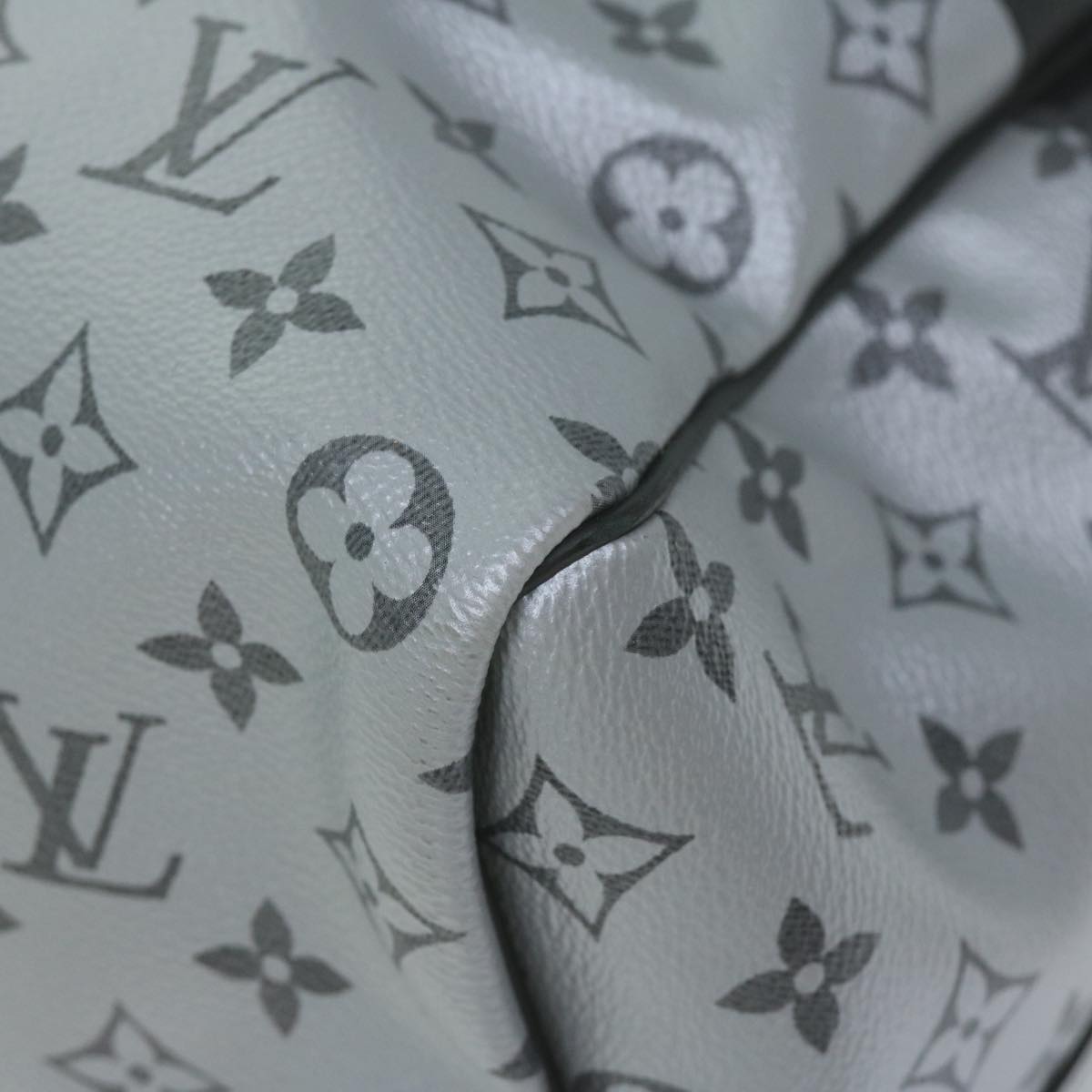 LOUIS VUITTON Eclipse Split Keepall Bandouliere 50 Boston Bag M43817 Auth 57012SM