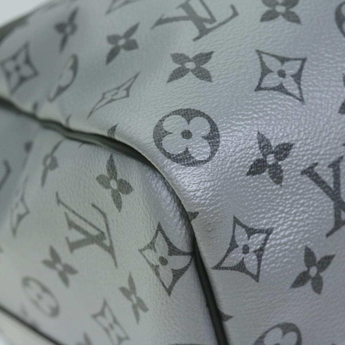 LOUIS VUITTON Eclipse Split Keepall Bandouliere 50 Boston Bag M43817 Auth 57012SM
