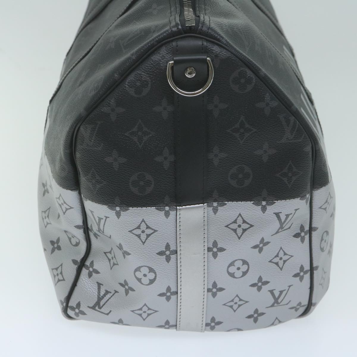 LOUIS VUITTON Eclipse Split Keepall Bandouliere 50 Boston Bag M43817 Auth 57012SM