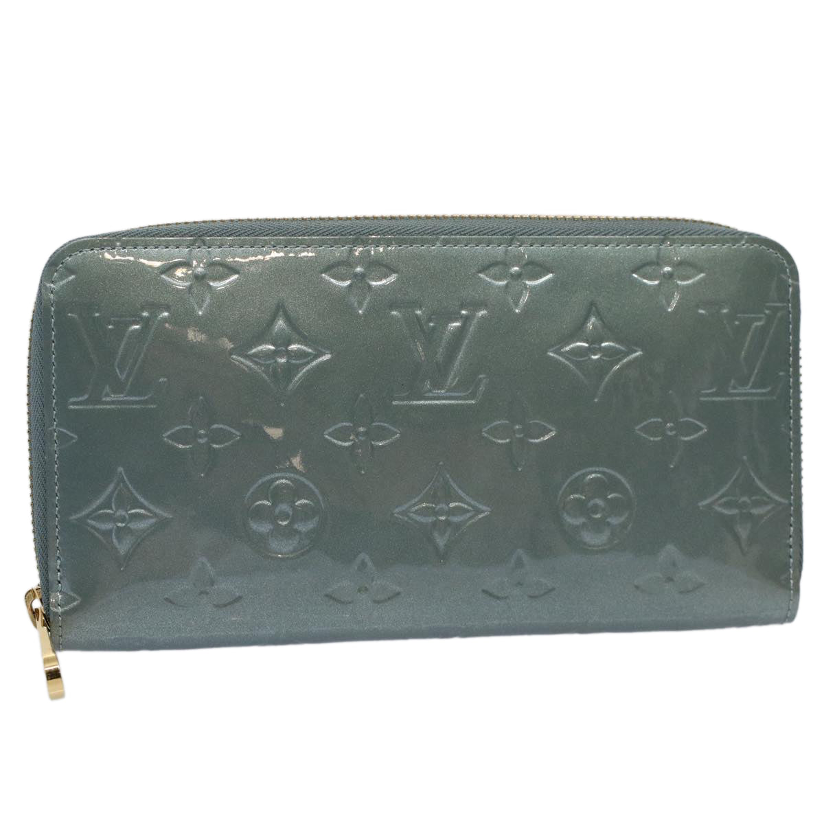 LOUIS VUITTON Monogram Vernis Zippy Wallet Long Wallet Jivre M91565 Auth 57160SM
