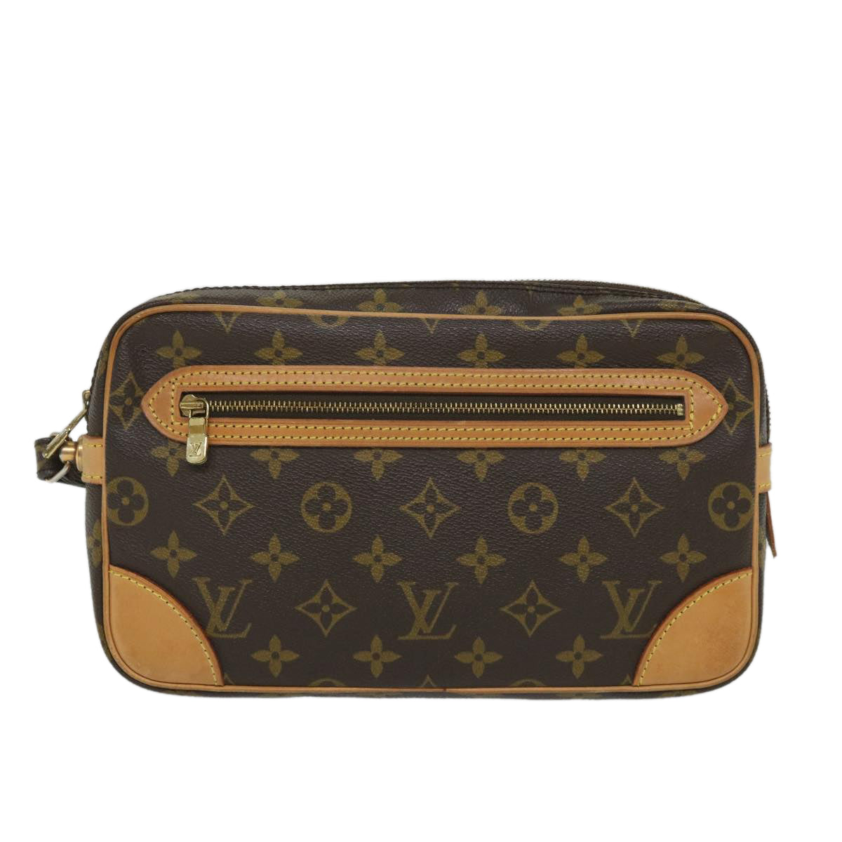 LOUIS VUITTON Monogram Marly Dragonne GM Clutch Bag M51825 LV Auth 57439
