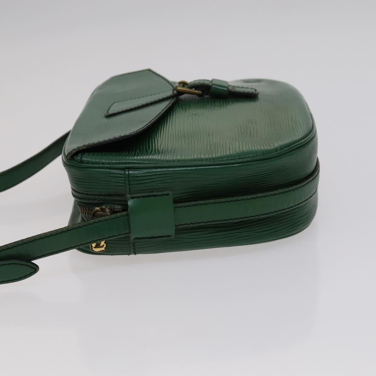 LOUIS VUITTON Epi Jeune Fille MM Shoulder Bag Green M52154 LV Auth 59142