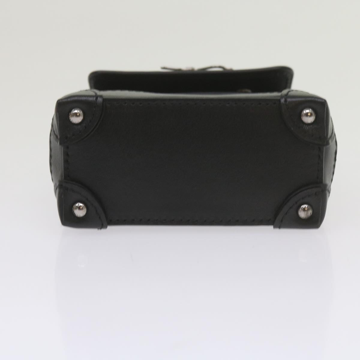 LOUIS VUITTON Monogram Eclipse Mini Steamer Pouch M00340 LV Auth 60001SM