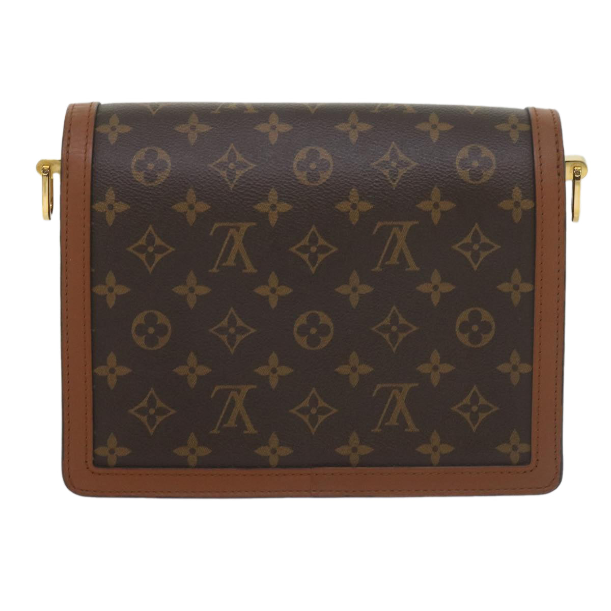 LOUIS VUITTON Monogram Reverse Dauphine MM Shoulder Bag M44391 LV Auth 60072M