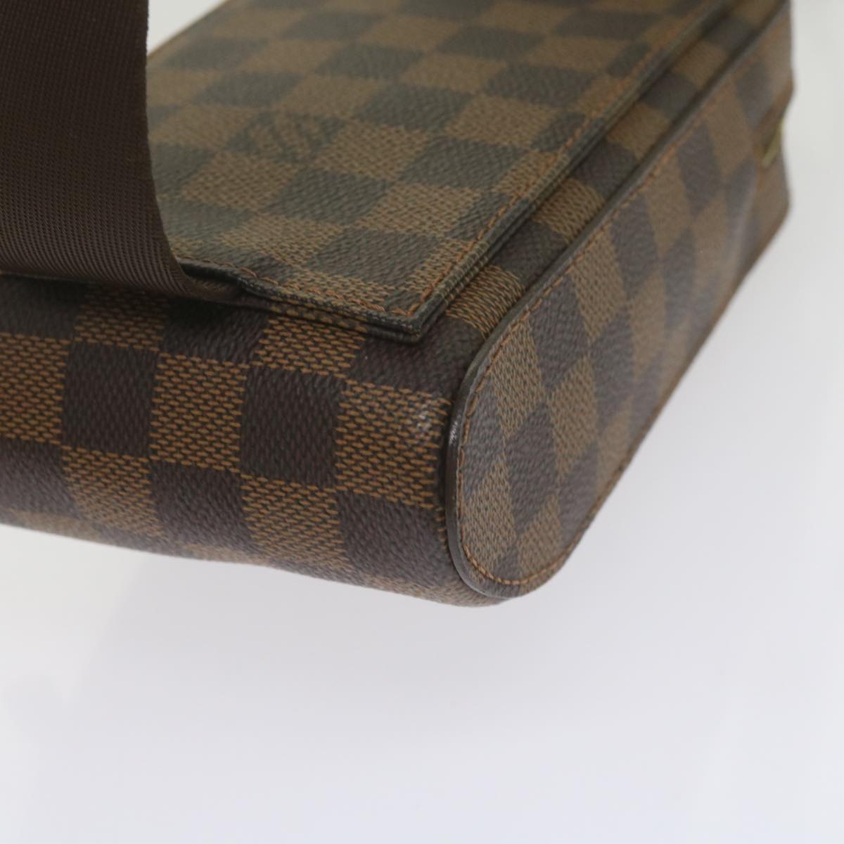 LOUIS VUITTON Damier Ebene Geronimos Shoulder Bag N51994 LV Auth 60076V