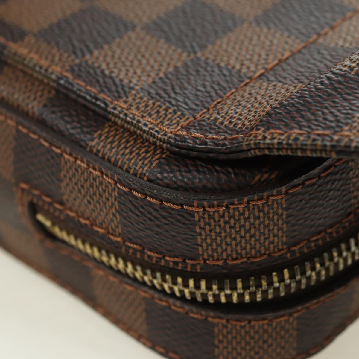 LOUIS VUITTON Damier Ebene Geronimos Shoulder Bag N51994 LV Auth 60076A