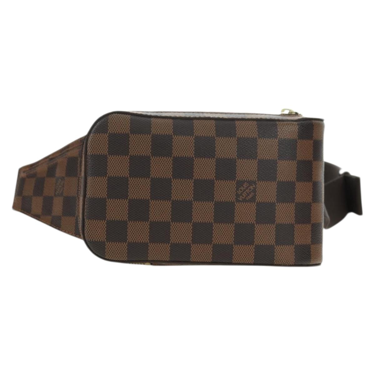 LOUIS VUITTON Damier Ebene Geronimos Shoulder Bag N51994 LV Auth 60076A