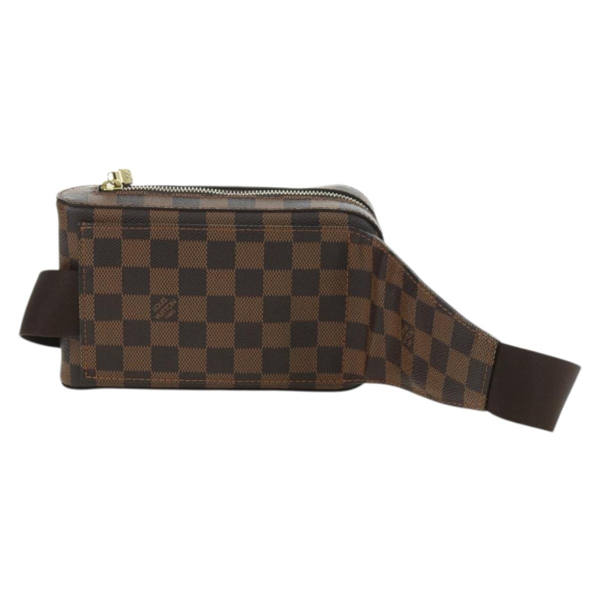 LOUIS VUITTON Damier Ebene Geronimos Shoulder Bag N51994 LV Auth 60076A