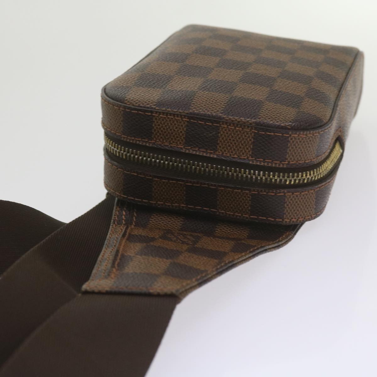 LOUIS VUITTON Damier Ebene Geronimos Shoulder Bag N51994 LV Auth 60076V