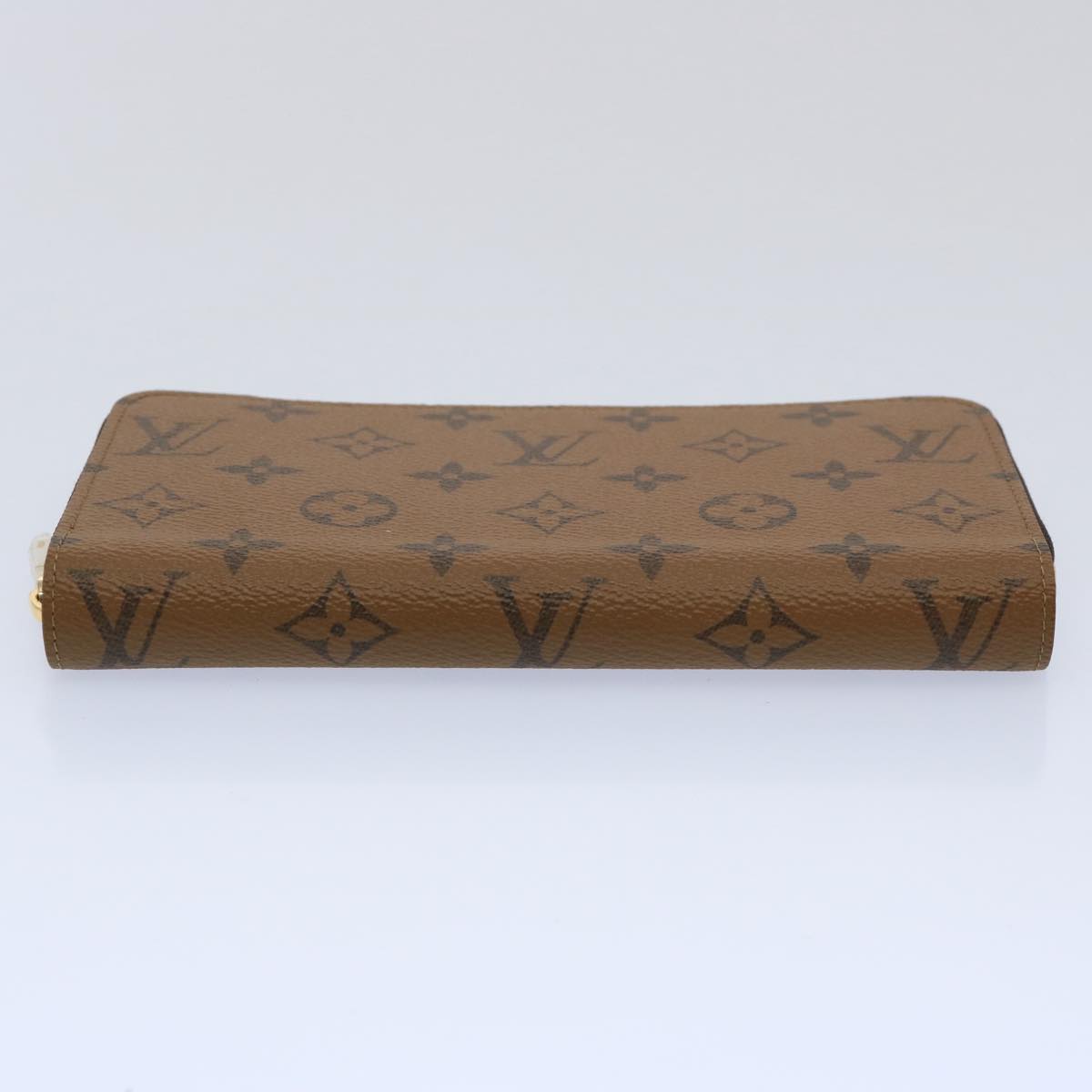 LOUIS VUITTON Monogram Reverse Zippy Wallet Long Wallet M82444 LV Auth 60083SM