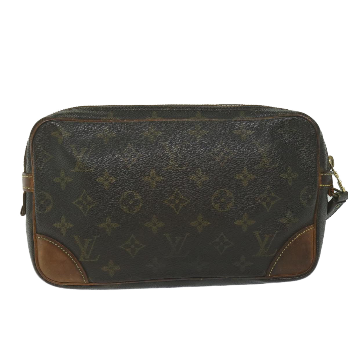 LOUIS VUITTON Monogram Marly Dragonne GM Clutch Bag M51825 LV Auth 61213
