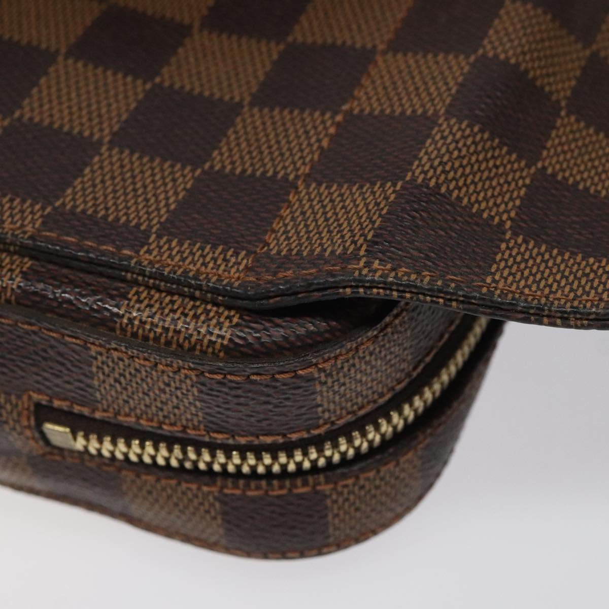 LOUIS VUITTON Damier Ebene Geronimos Shoulder Bag N51994 LV Auth 61322
