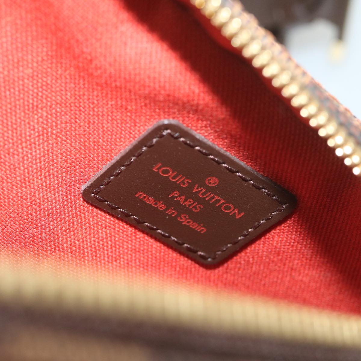 LOUIS VUITTON Damier Ebene Geronimos Shoulder Bag N51994 LV Auth 62128V