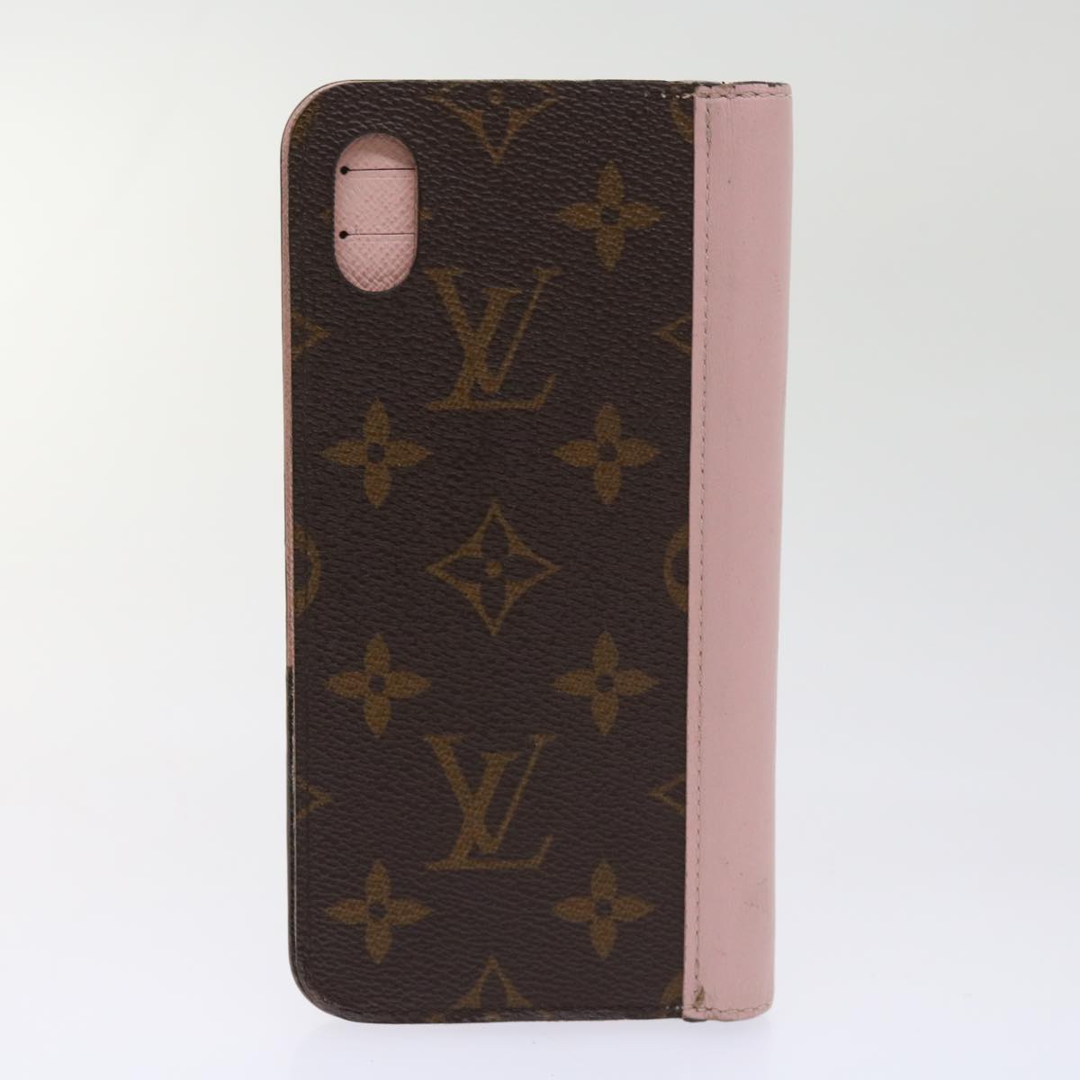 LOUIS VUITTON Monogram Damier Graphite iPhone Case 8 Set Red LV Auth 62862