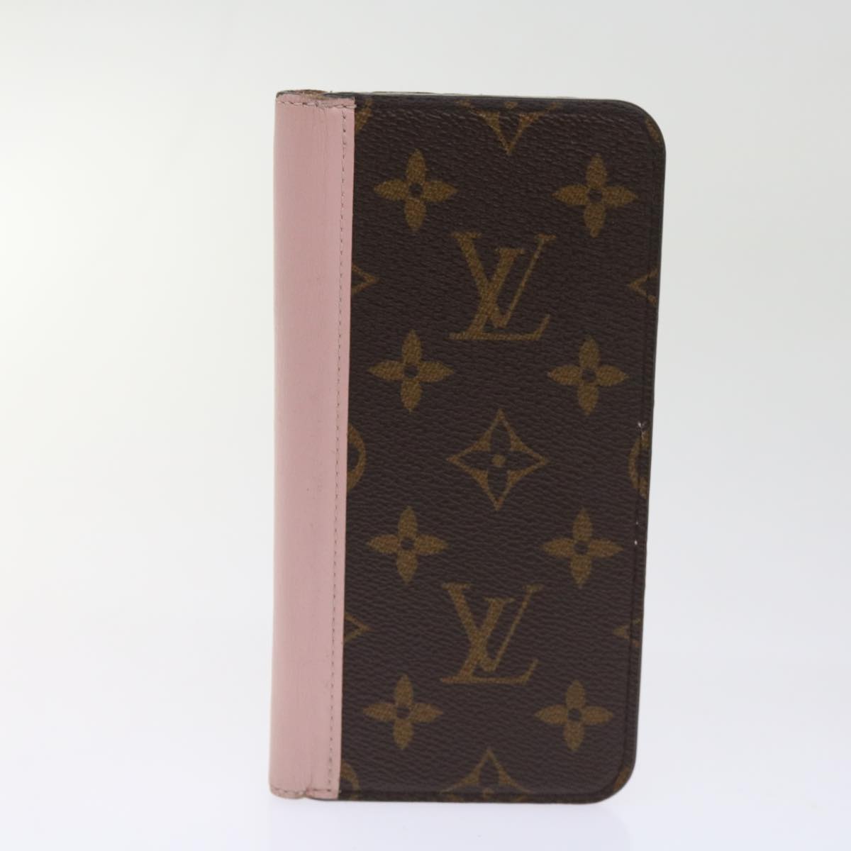 LOUIS VUITTON Monogram Damier Graphite iPhone Case 8 Set Red LV Auth 62862