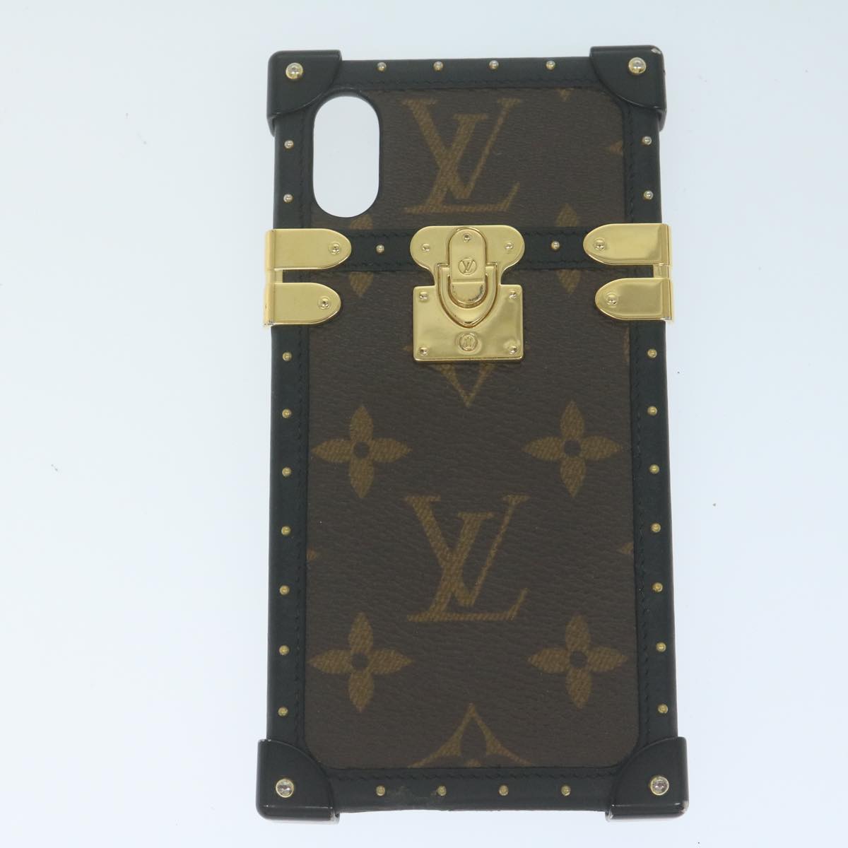 LOUIS VUITTON Monogram Monogram Reverse iPhoneX/Xs case 2 Set LV Auth 63135