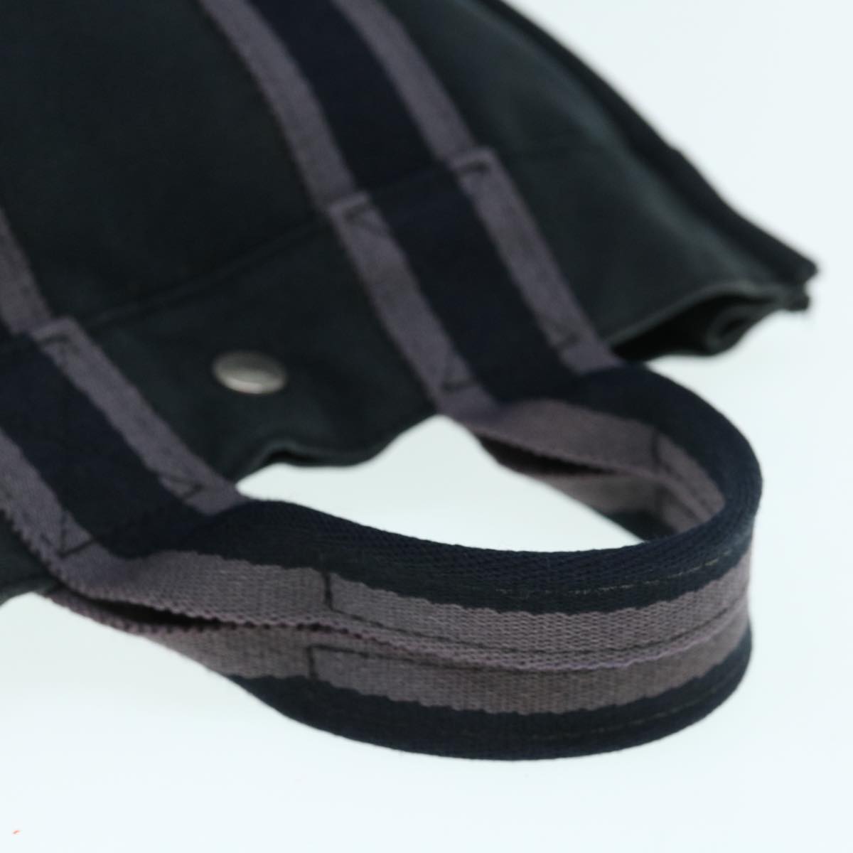 HERMES Fourre Tout PM Hand Bag Canvas Black Auth 63408