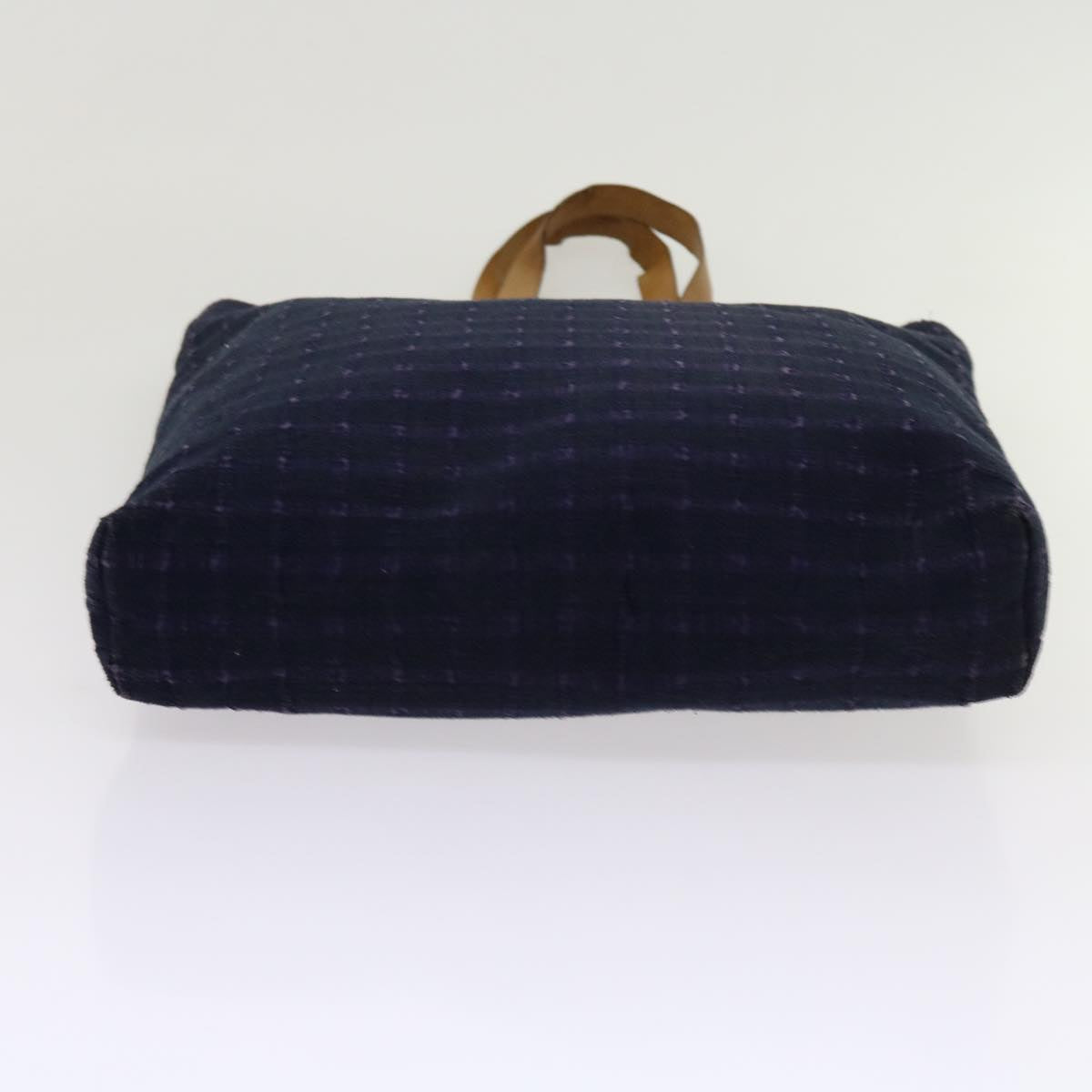 HERMES Amedabadiego GM Tote Bag Cotton Purple Auth 63546