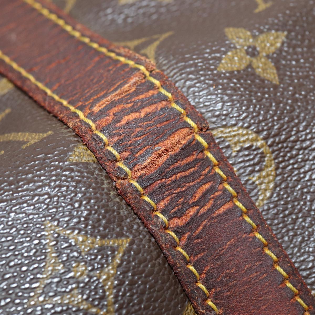 LOUIS VUITTON Monogram Keepall Bandouliere 50 Boston Bag M41416 LV Auth 63736